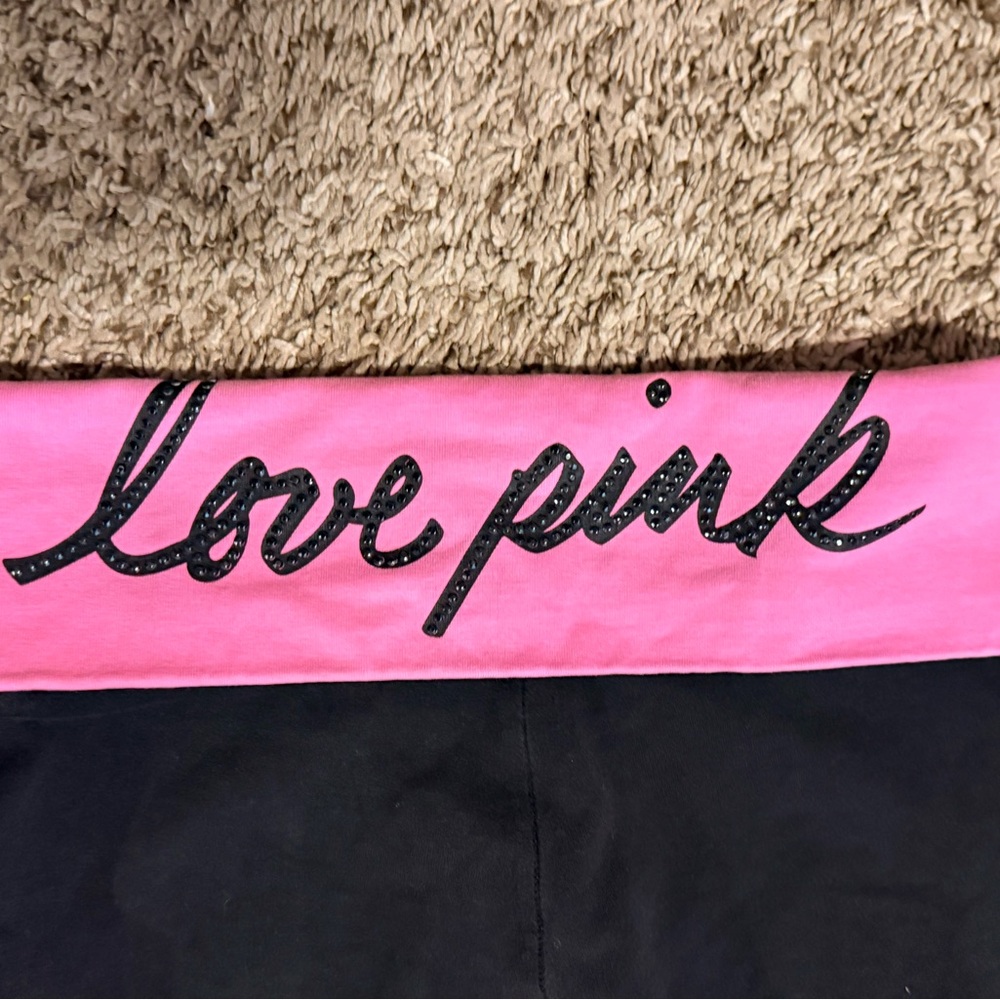 PINK Victoria's Secret Leggings with Pink Waistband